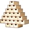 Unfinished Wooden Advent Calendar for Christmas and DIY Crafts (13 x 14.2 x 5.5 In)